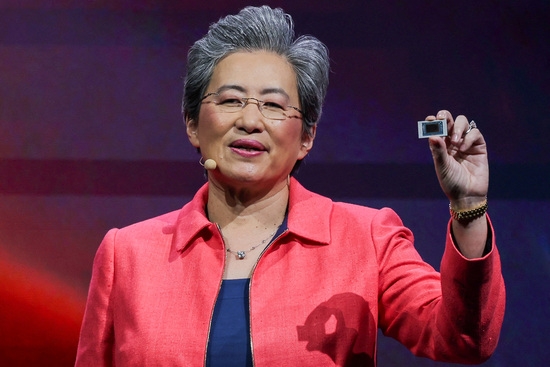 AMD 최고경영자(CEO) 리사 수(Lisa Su)가 지난해 6월 대만 타이베이에서 열린 컴퓨텍스 포럼에서 개회사를 하고 있다. 사진=로이터