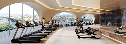 현대건설이 한남4구역에 제한한 피트니스시설. 사진=연합뉴스