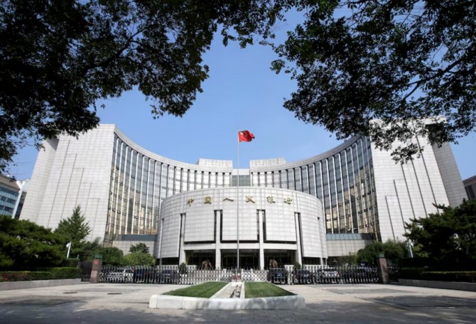 중국 베이징에 있는 중국 중앙은행인 인민은행(PBOC) 본부. 사진=로이터