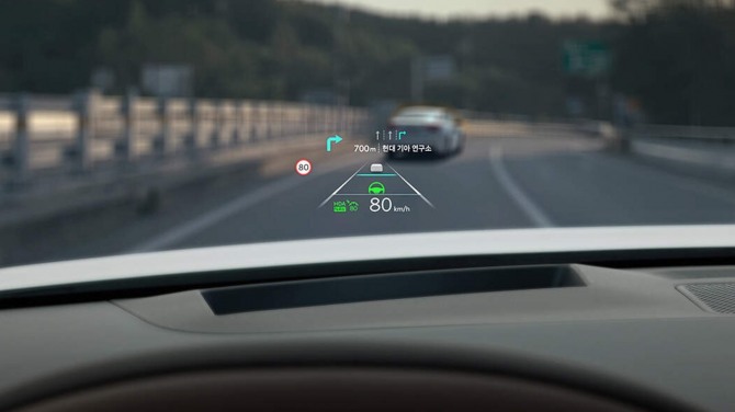 기아 EV3 헤드업디스플레이 사진=기아