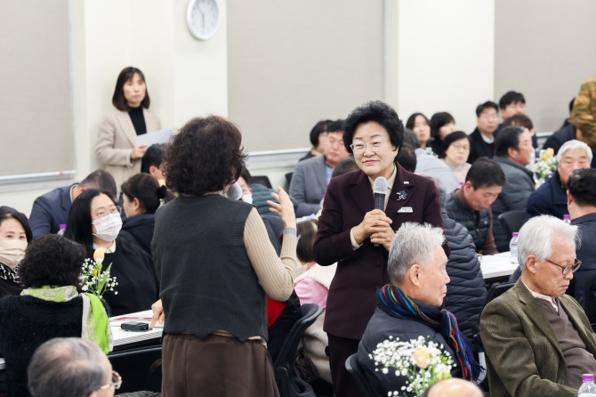 김경희 이천시장, 2025년 새해 주민과의 대화. 사진=이천시