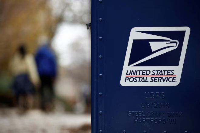 미국 워싱턴DC의 미 우정국(USPS) 우체통. 사진=로이터