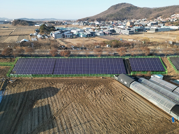 구산동에 설치된 14호기 시민햇빛발전소. 사진=고양시 제공
