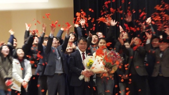 지난 21일 열린 인천시설공단 김종필 이사장 퇴임식 모습. 사진=인천시설공단