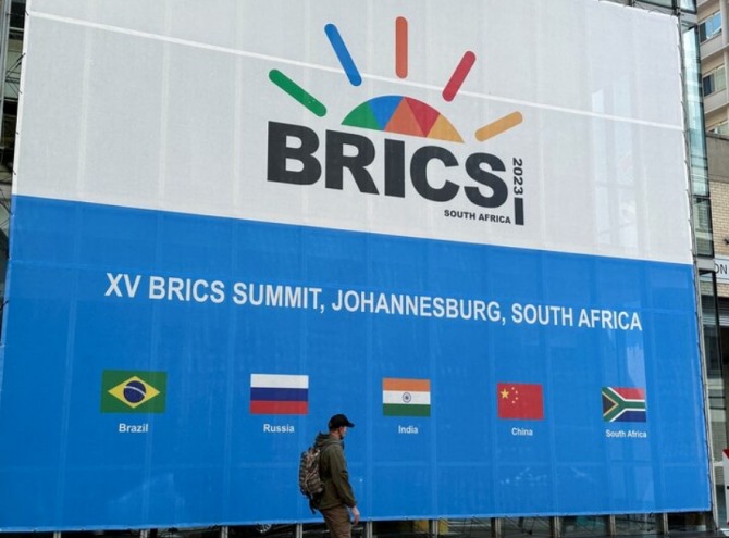 2023년 8월 19일 남아프리카공화국 요하네스버그에서 열린 에볼루션 바카라 무료(BRICS) 정상회의. 사진=로이터