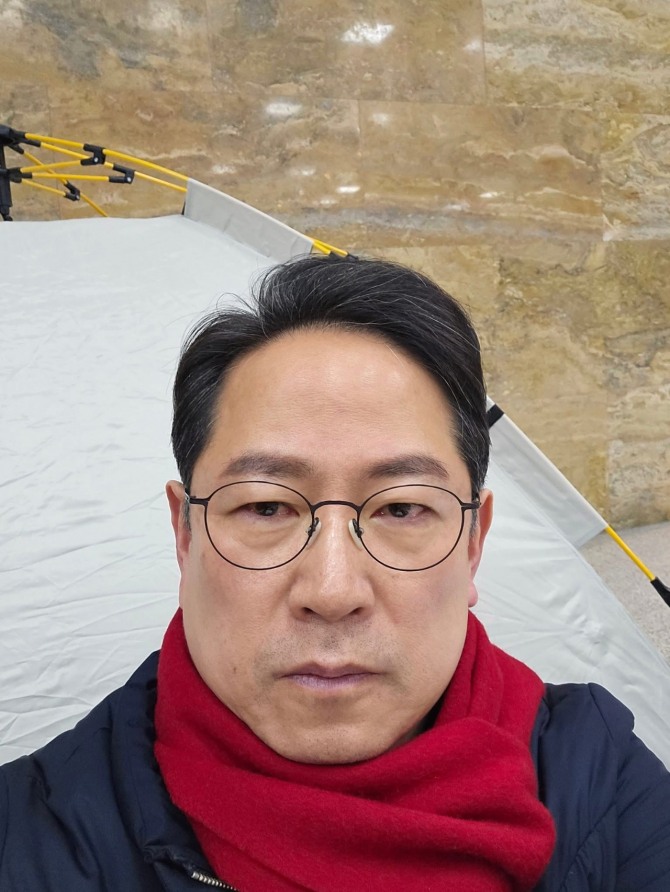 단식중인 국민의 힘 박수영 의원  사진=박수영의원 페이스북 