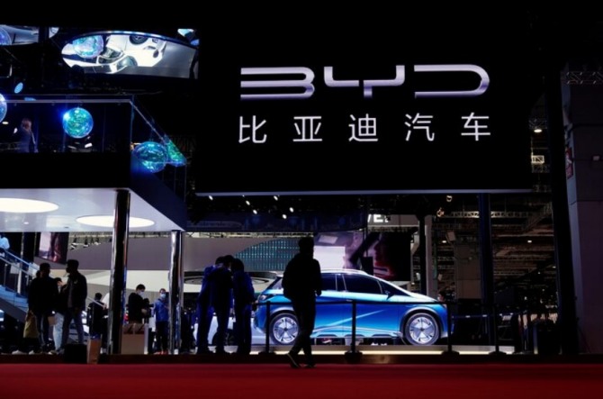 BYD 로고. 사진=로이터