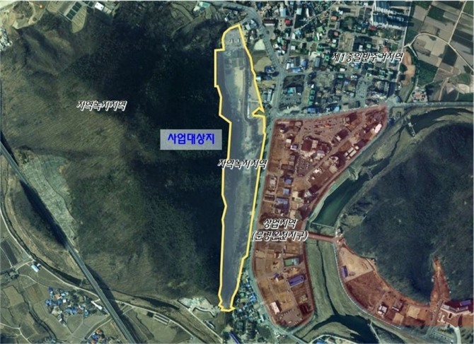 옛 문경역 유휴부지. 이미지=국가철도공단
