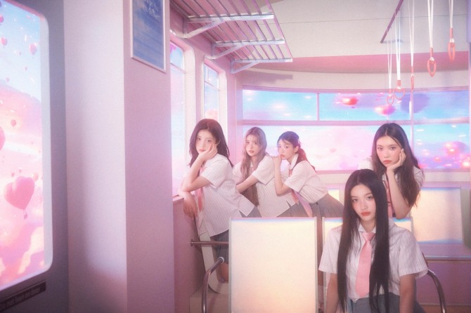 동아오츠카는 포카리스웨트 제 30대 모델로 걸그룹 아일릿을 발탁했다   /사진=빌리프랩