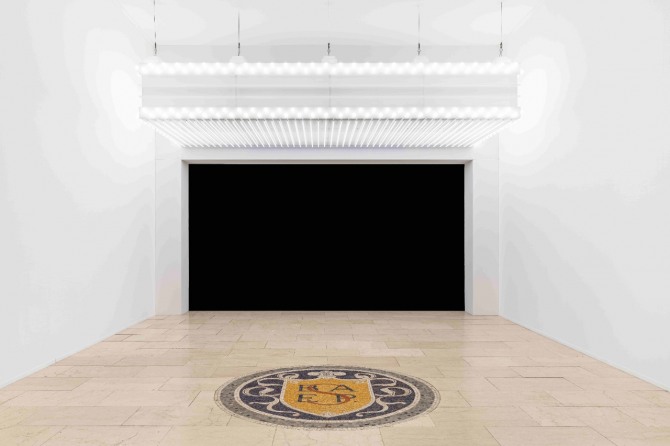 기아가 밀란 디자인 위크에서 전시한 필립 파레노(Philippe Parreno)의 마키(Marquee) 작품. 사진=기아