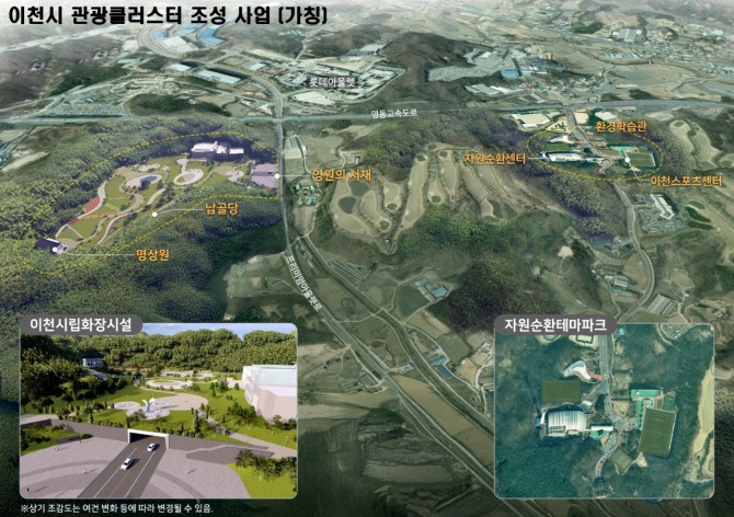 이천시 관광클러스터 조성 사업(가칭) 조감도. 사진=이천시
