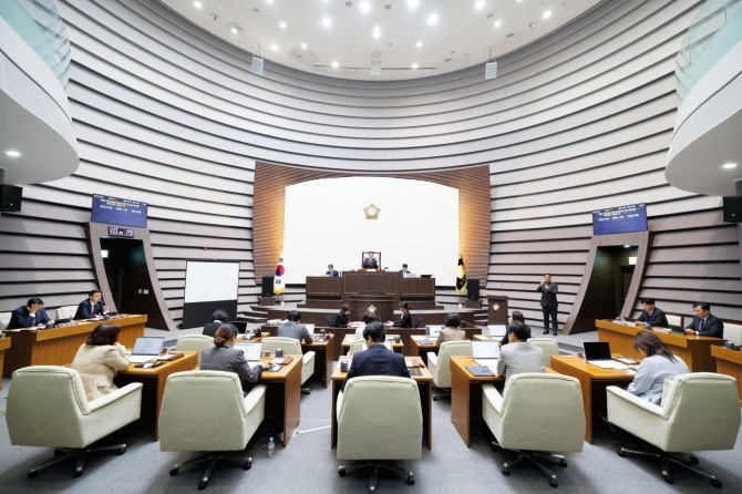 경기 광주시의회가 제315회 임시회를 진행하고 있다. 사진=광주시의회