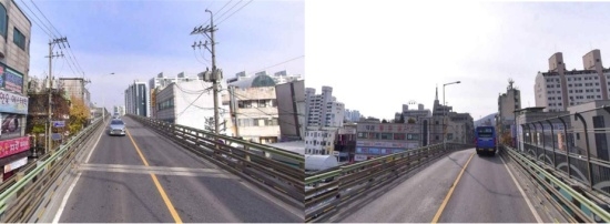 인천 부개고가교 부평동 방향, 부개동 방향 현장. 사진=인천시