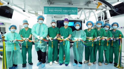 최첨단 하이브리드 수술실 추가 개소식. 사진=이대의료원