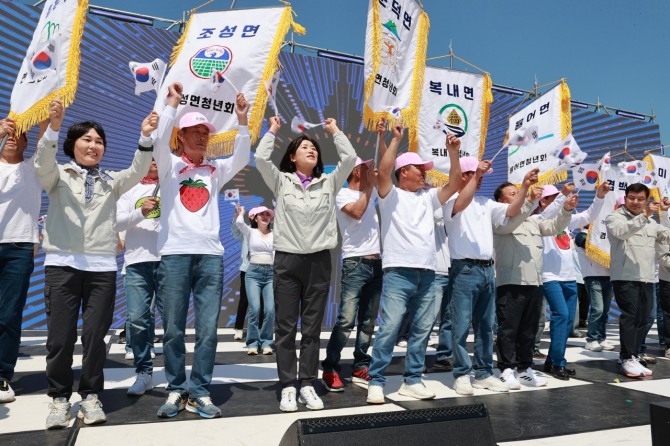 지난 2일 열린 2025년 보성군청년연합회 발대식 모습. 사진=전남 보성군