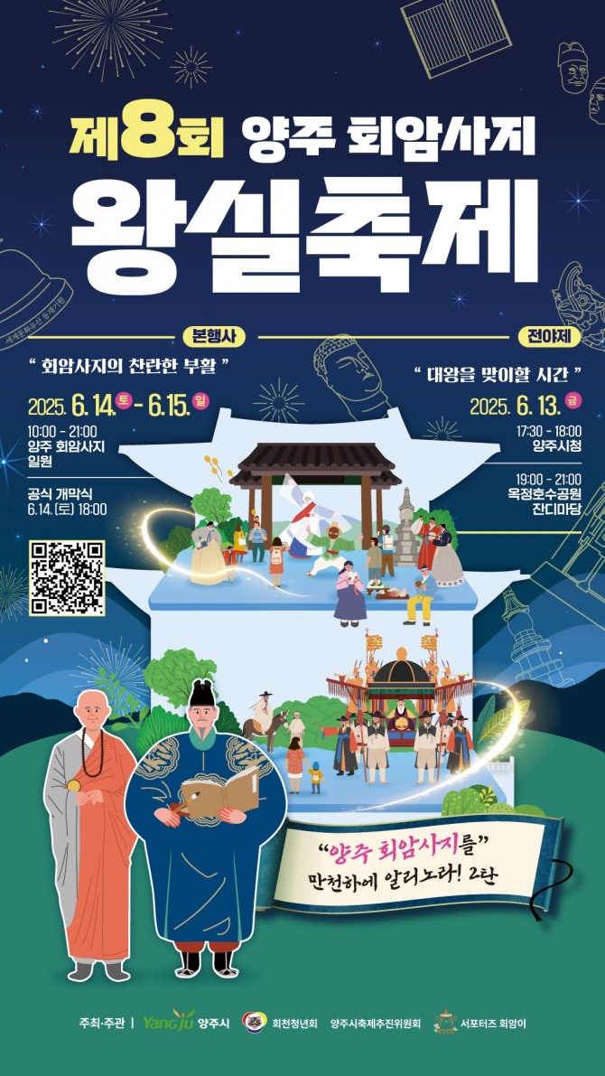 제8회 양주 회암사지 왕실축제 포스터. 자료=양주시