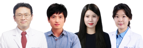 왼쪽부터 고대안산병원 심장혈관흉부외과 황진욱, 의생명연구센터 황인태, 함성원, 전 영상의학과 김초희 교수. 사진=고대의료원