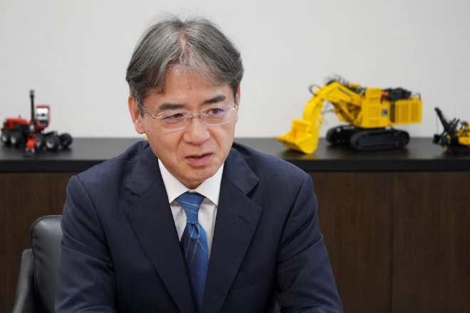 다쿠야 이마요시 고마쓰 사장. 사진=로이터