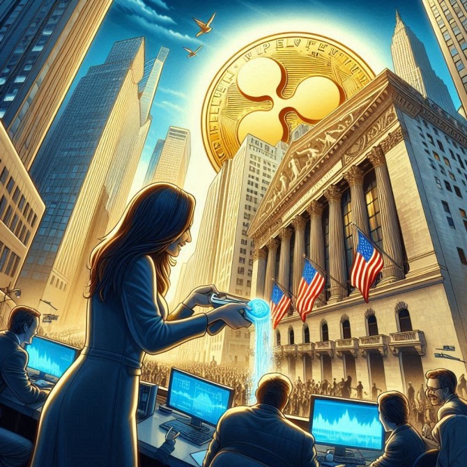 나스닥에 최초로 리플 XRP 선물 상장지수펀드(ETF)가 출시되면서 암호화폐와 관련된 월가의 참여 방식이 바뀌었다고 암호화페 전문매체 비트코인인포뉴스가 25일(현지시각) 보도했다.사진=이미지크리에이터