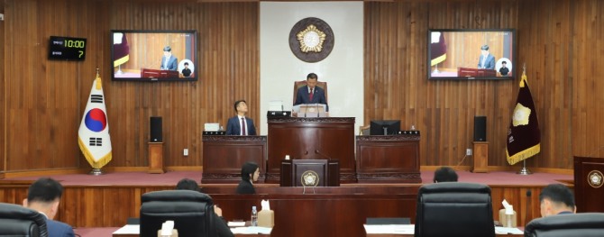 여주시의회가 26일 제74회 제1차 정례회를 진행하고 있다. 사진=여주시의회