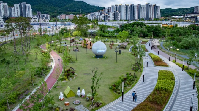 의왕 ‘무민 공원’ 전경. 사진=의왕시