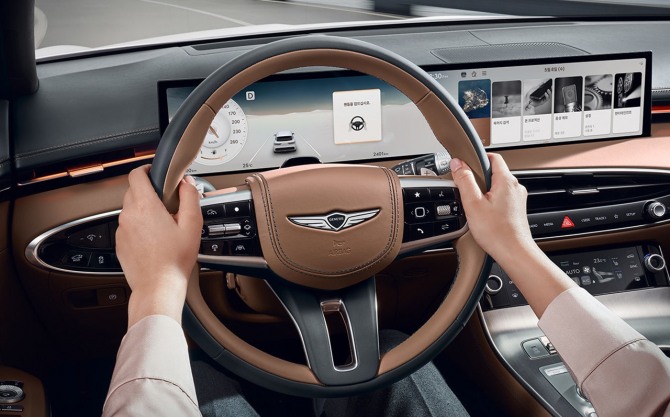 제네시스 GV70 인테리어 사진=제네시스