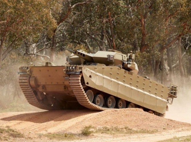 레드백 보병전투장갑차(IFV). 사진=한화디펜스 호주