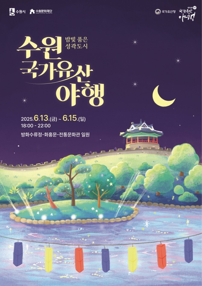 2025 수원 국가유산 야행(夜行) 홍보물. 자료=수원시