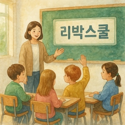 AI(ChatGPT)생성 리박스쿨 교육 이미지. 자료=글로벌이코노믹