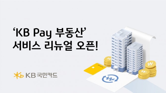 KB국민카드가 부동산서비스를 리뉴얼 했다. 사진=KB국민카드 제공.