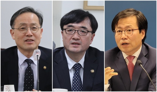 10일 단행된 차관 인사에서 이형일 기재부 1차관, 임기근 기재부 2차관, 여한국 통상교섭본부장이 임명됐다. 사진=연합뉴스