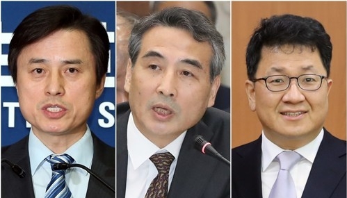 (왼쪽부터) 조은석·민중기·이윤제. 사진=연합뉴스