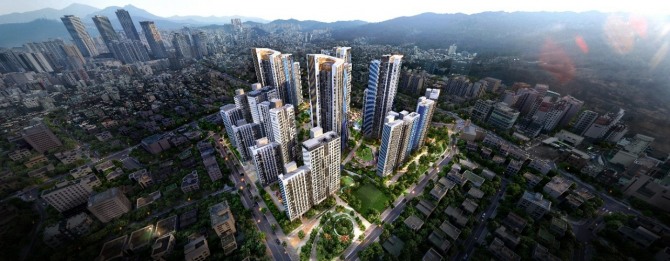 면목 7구역 재개발정비사업 조감도  /사진=SK에코플랜트