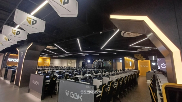 GGX PC방 공간의 모습. 사진=이원용 기자