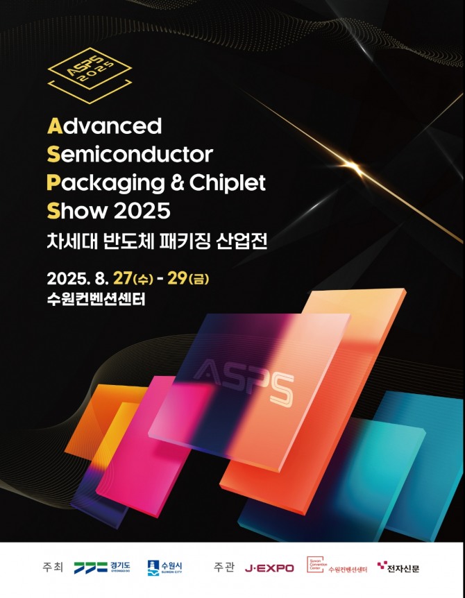 수원특례시 2025 차세대 반도체 패키징 산업전(ASPS) 홍보물. 사진=수원특례시