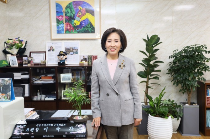 이숙자 서울시의회 운영위원장.  사진=노춘호 기자