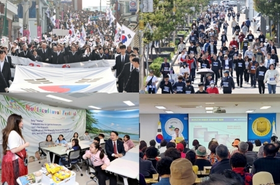 제106주년 3.1절 기념행사 등 주민과 소통한 사진 [사진 제공=동구]