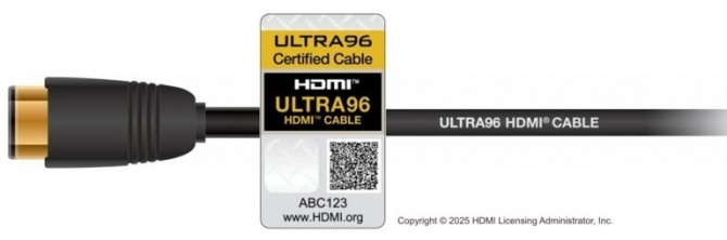 HDMI 포럼이  '울트라96(Ultra96)' 인증 케이블을 통해 최대 96Gbps의 대역폭을 지원하는 HDMI 2.2 상세 사양을 공개했다. 이미지=HDMI 포럼