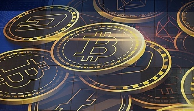 2021년 11월 18일 홍콩의 한 건물에 비트코인에 대한 광고가 게시돼 있다. 사진=AP/연합뉴스