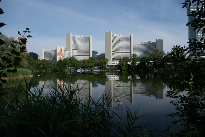 오스트리아 빈에 위치한 국제원자력기구(IAEA) 본부 전경. 사진=로이터