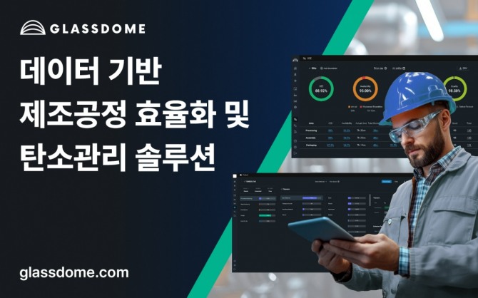 탄소배출 데이터 관리기업 글래스돔은 글로벌 탄소 규제 강화에 대응하고자 ‘통합 탄소관리 솔루션’ 개발에 본격 착수했다. 사진=글래스돔