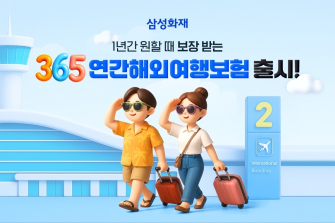 삼성화재는 한 번 가입을 통해 1년간 해외여행 횟수 제한 없이 보장하는 ‘365 연간 해외여행보험’을 출시했다. 사진=삼성화재 제공.