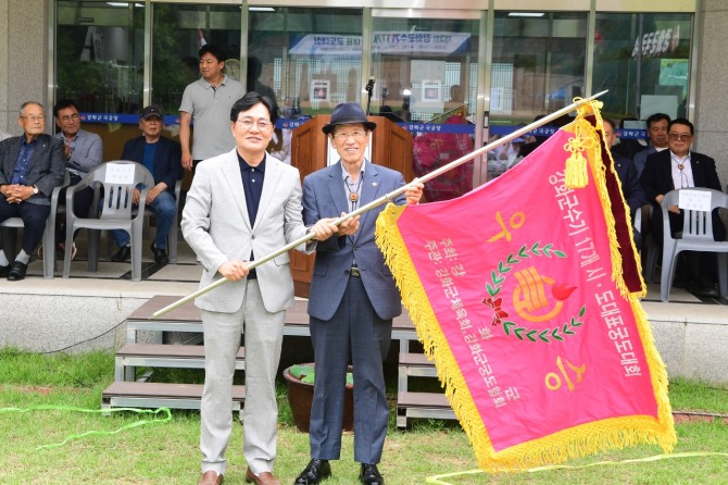 지난 5일 강화정(강화군 국궁장)에서  열린‘제3회 강화군수기 17개 시도 대표 궁도대회’.    사진=강화군