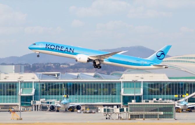 대한항공 B787-10 항공기. 사진=대한항공