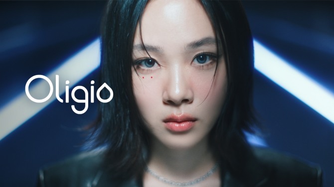 원텍의 글로벌 앰버서더로 가수 겸 배우 비비가‘올리지오’ 캠페인 하는 모습. 사진=원텍