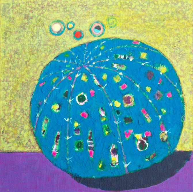 빛의 기억-filled, 24.2 cmx24.2cm(4호), Acrylic on canvas, 2025