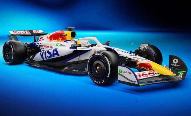 2025 비자 캐시 앱 레이싱 불스 F1 팀 VCARB 02(Visa Cash App Racing Bulls F1 Team VCARB 02) 사진=혼다