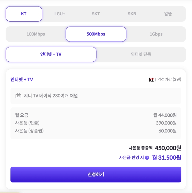 폰비는 요금과 사은품을 합산한 '월별 체감가'를 기준으로 한 비교 서비스를 도입했다. 이미지=폰비