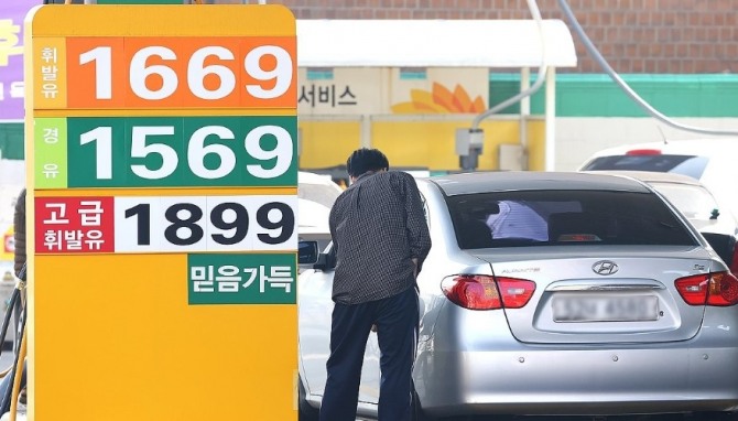 서울 시내 주유소. 사진=연합뉴스