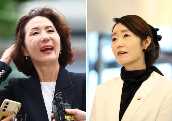 이진숙 교육부 장관 후보자(좌)와 강선우 여성가족부 장관 후보자. 사진=연합뉴스